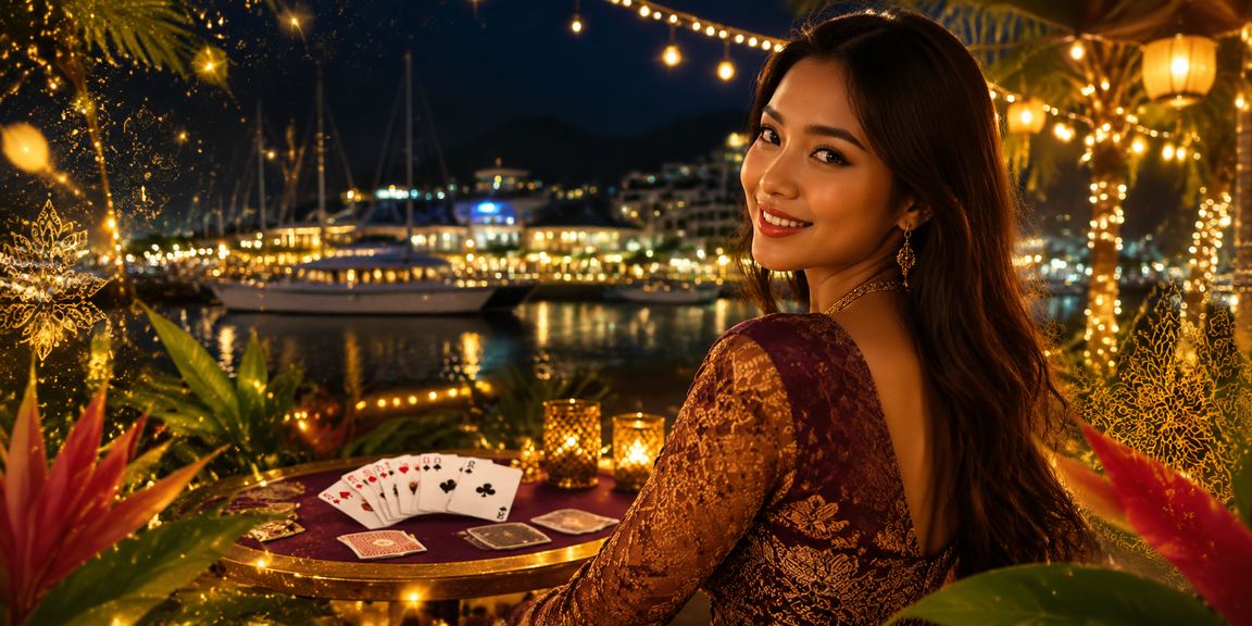 Pengguna bermain Teen Patti dengan antara muka Bahasa Melayu di Langkawi